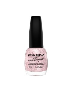 Smalto rosa con glitter Fata Morgana