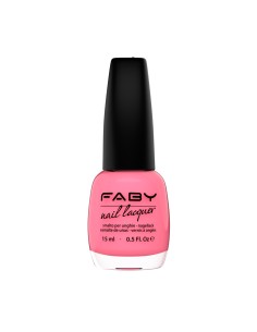 Smalto rosa della collezione Faby Mediterranea.